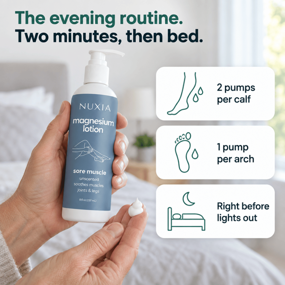 Magnesium Lotion for Night Leg Cramps