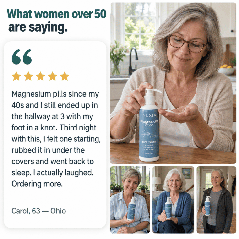 Magnesium Lotion for Night Leg Cramps