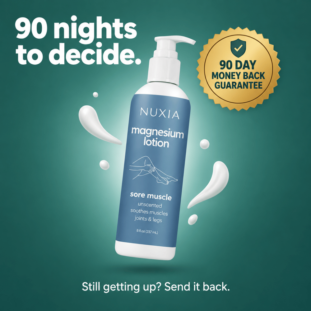 Magnesium Lotion for Night Leg Cramps